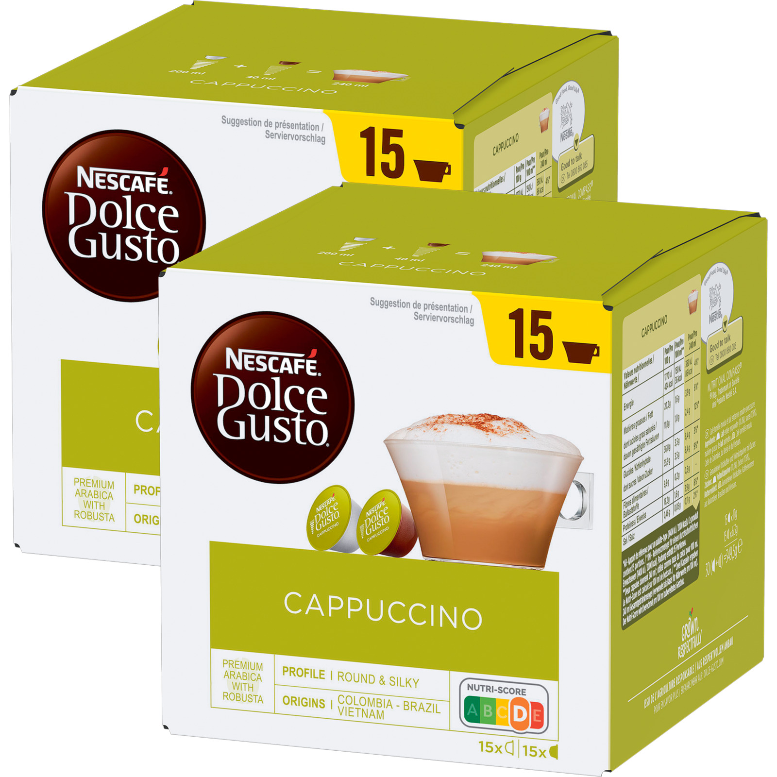 Dolce Gusto Cappuccino 2 x 30 Kapseln