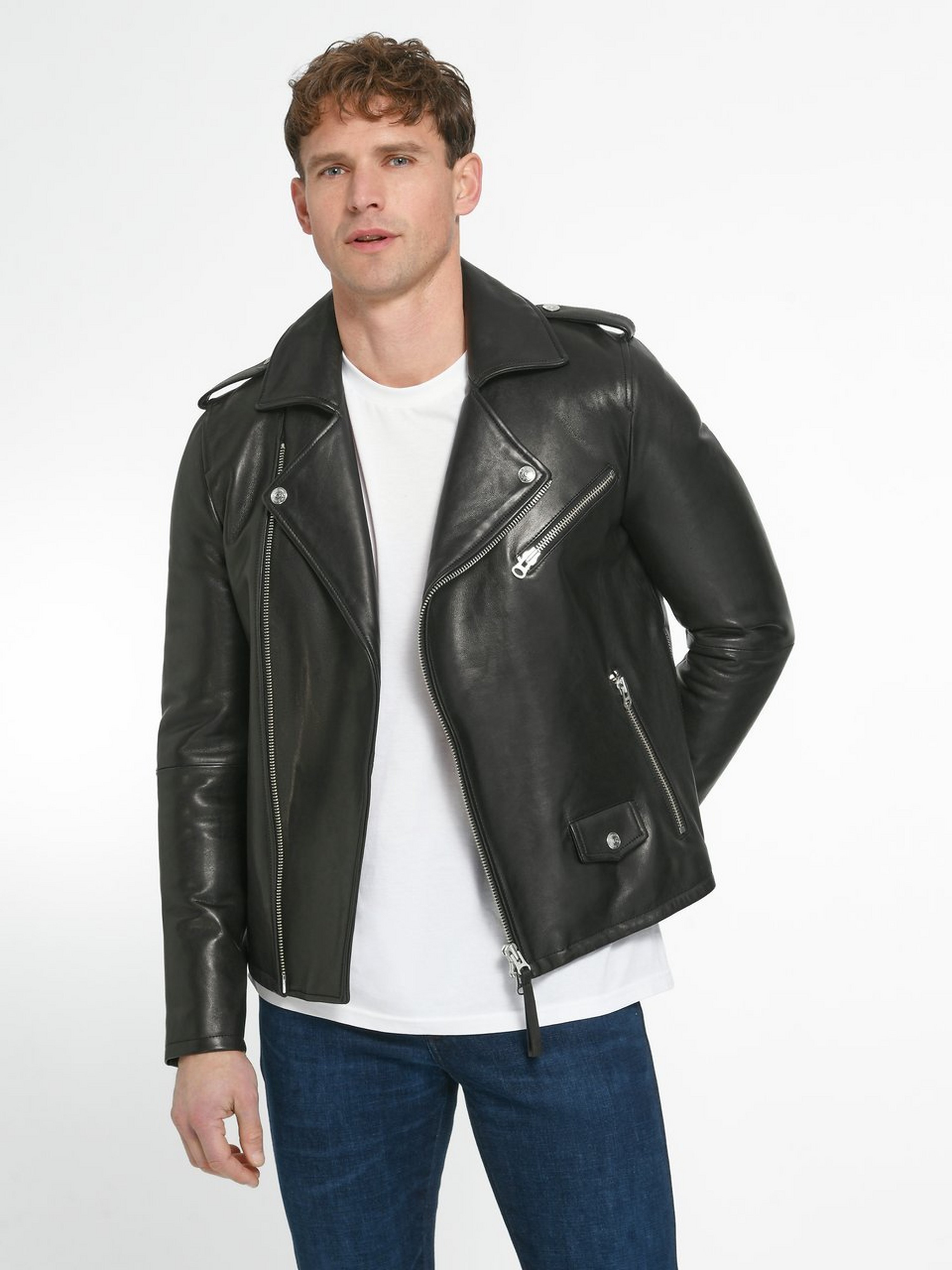 Lederjacke