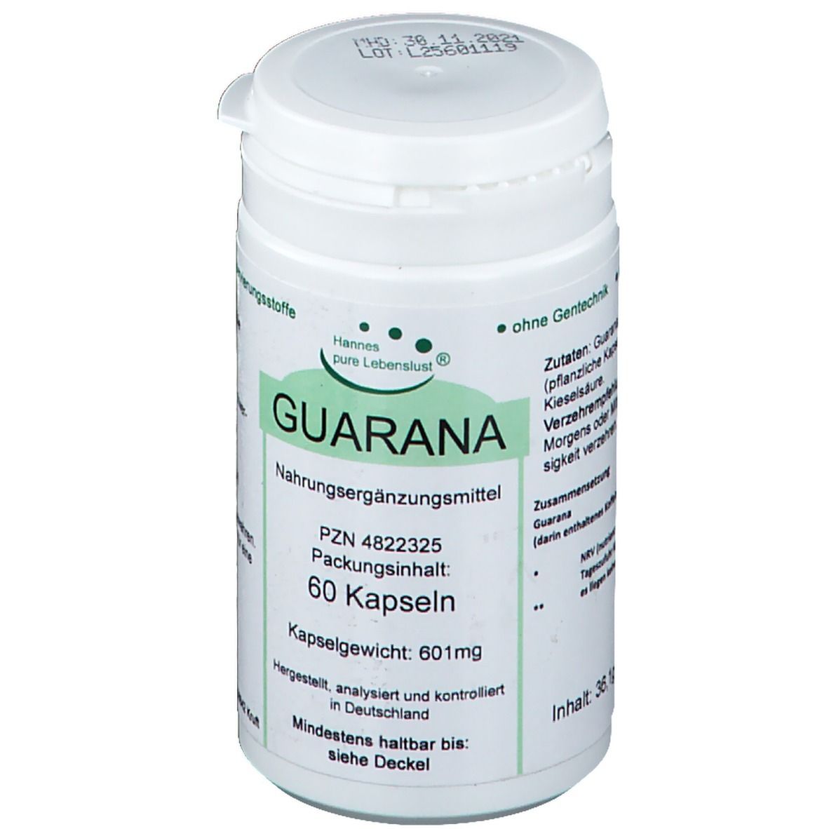 Hannes pure Lebenslust® GUARANA Pur