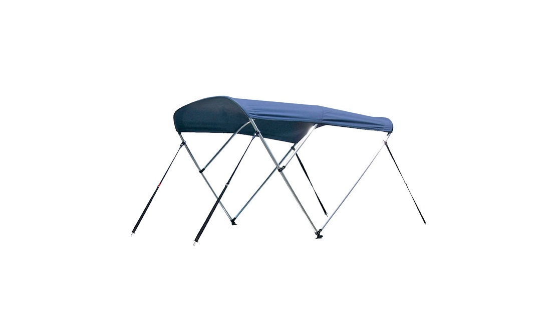 Bimini top 3-arm alu rør Ø25mm blå