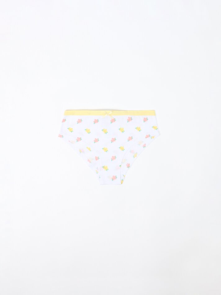 Pacote com 7 calcinhas hipster estampadas - Cores variadas