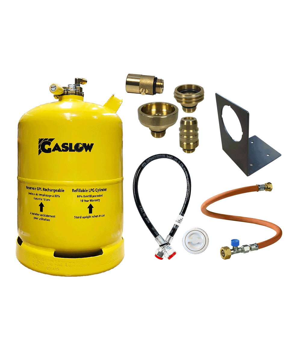 Gaslow 11Kg Set inkl. Halterung