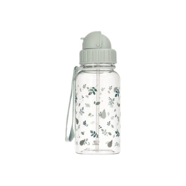 Tutete Garrafa com Palhinha 500ml Leaves Sage