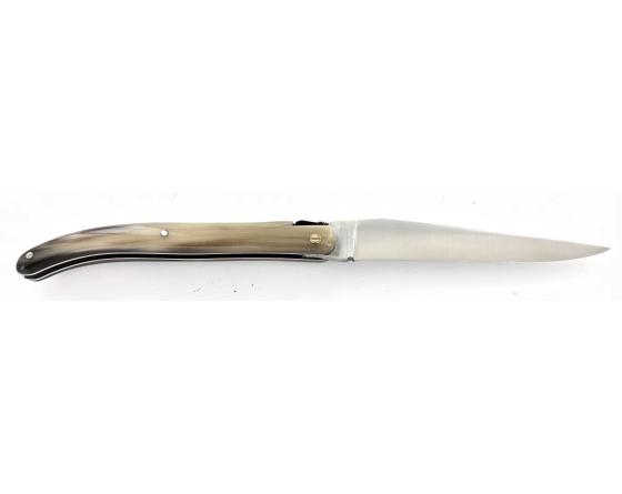 Design Beillonnet MOF - Laguiole 11 cm - Corne Blonde Couteau de Poche Design Beillonnet - PassionFrance