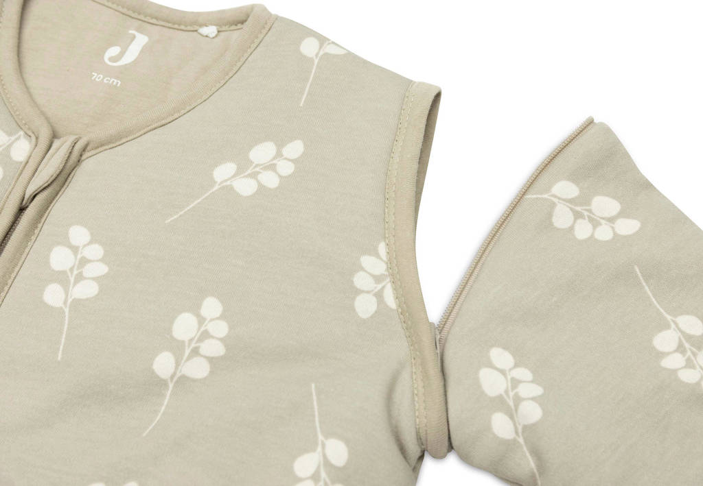 Slaapzak valt superbaby slaapzak met afritsbare mouw Twig - Olive Green