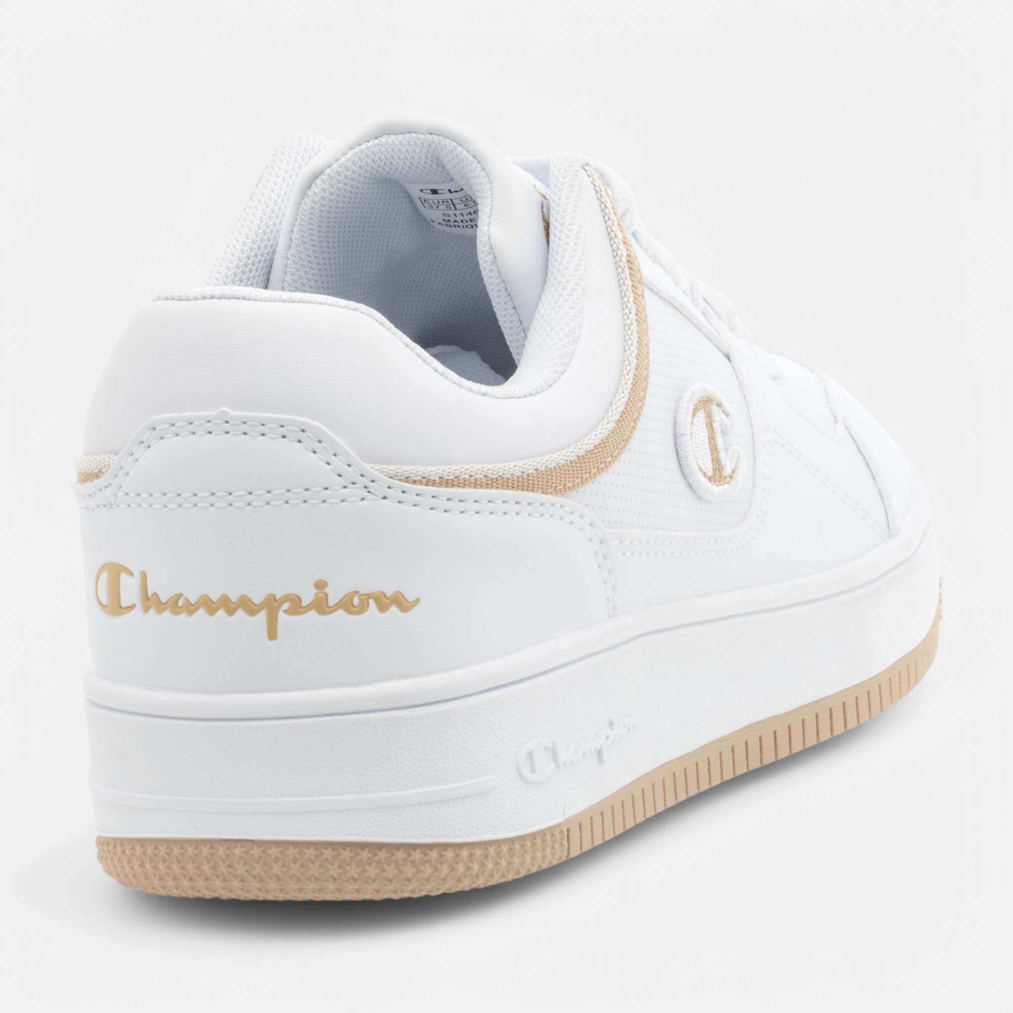 Sneakers Femme blanc/or