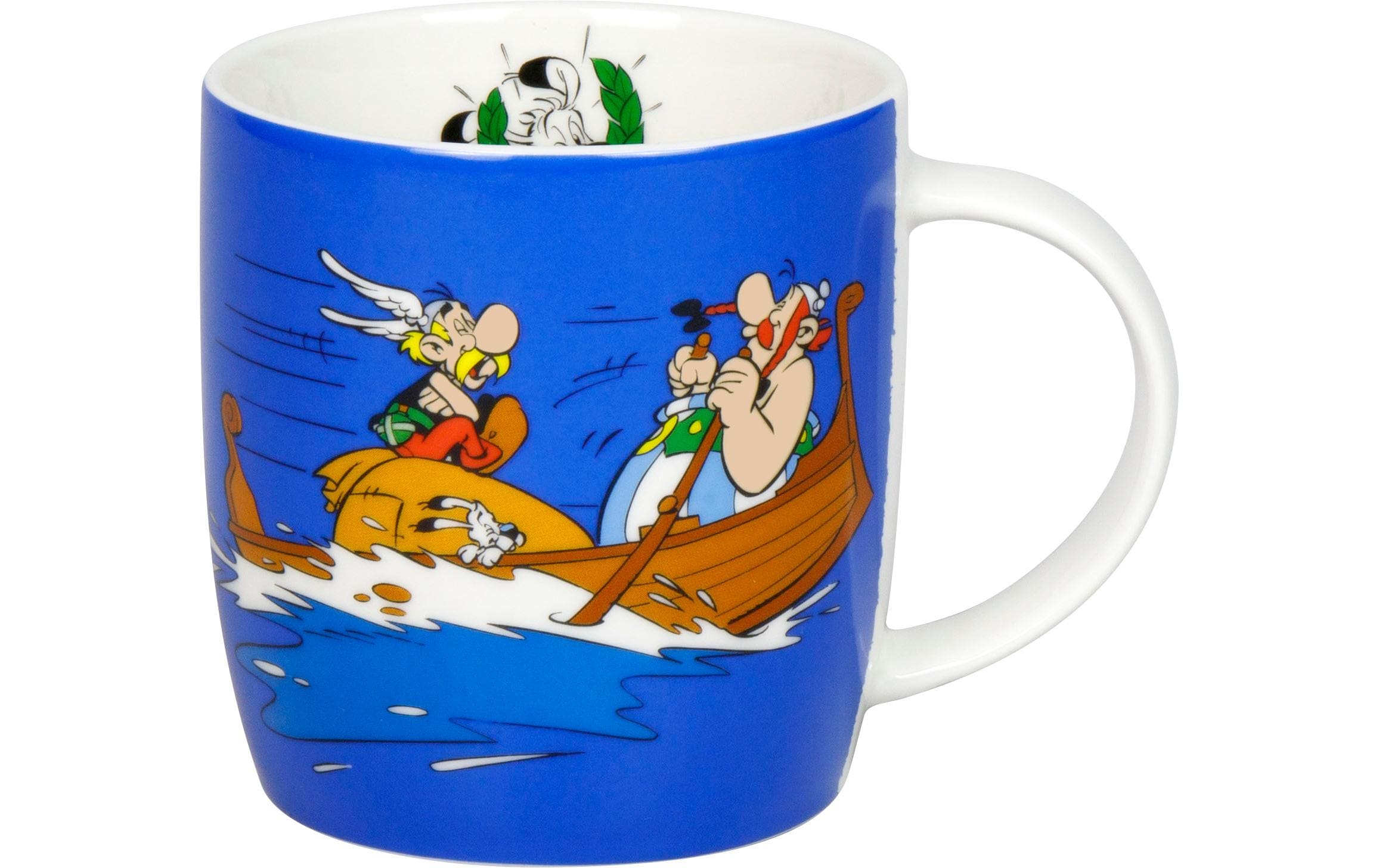 Universaltasse Asterix Rudern/Aviron 400 ml, BlauTasse mit Henkel
