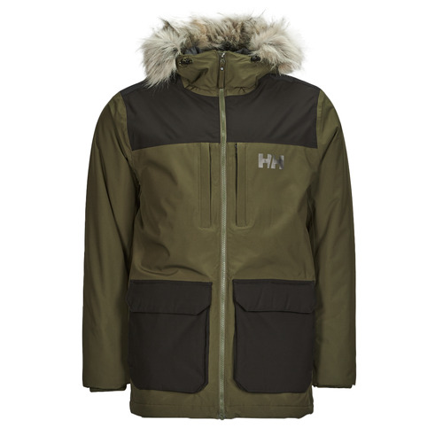 Helly Hansen - PATROL PARKA - Kaki / Noir