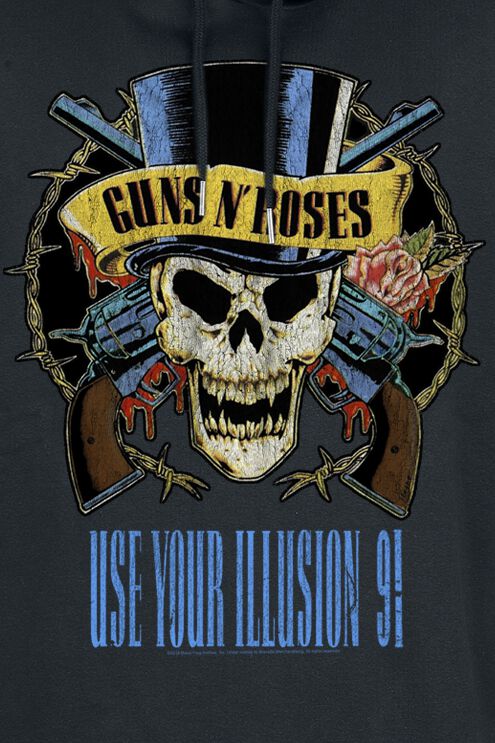 Amplified Collection - Use Your Illusion | Guns N' Roses Sweat-shirt à capuche