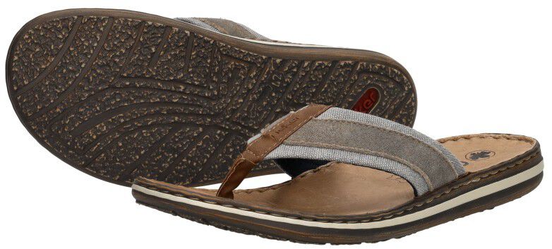 Rieker Teenslippers taupe