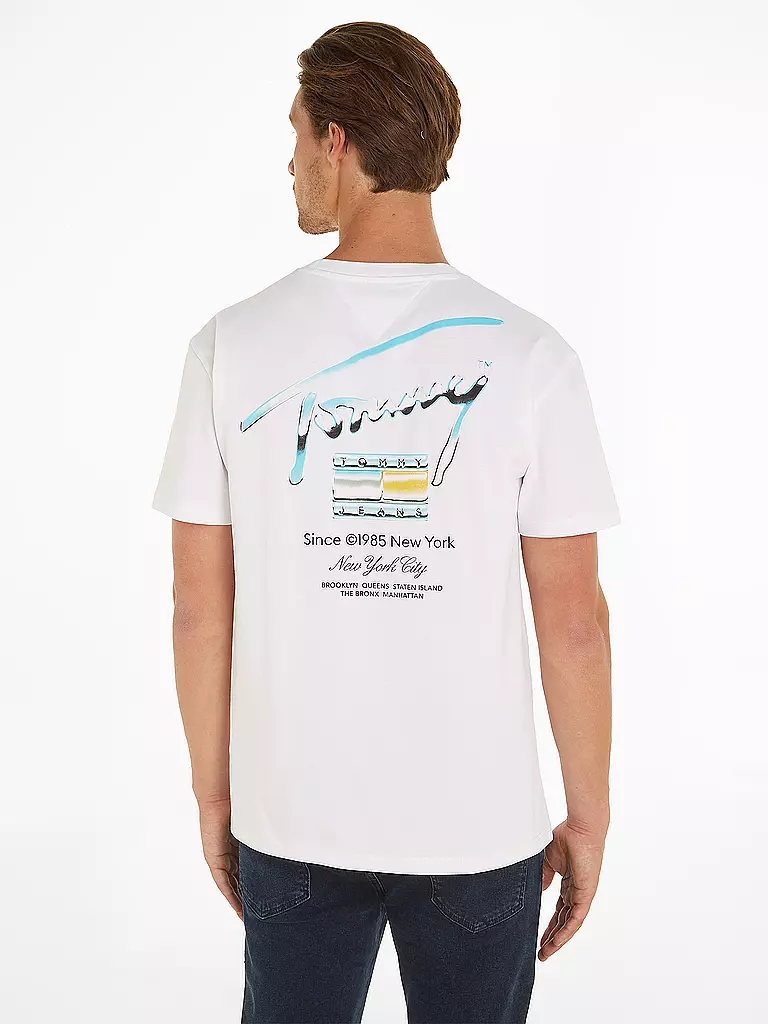 TOMMY JEANS T-Shirt weiss