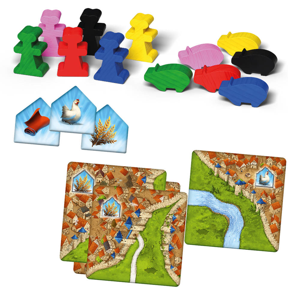Carcassonne uitbreiding Kooplieden & bouwmeesters