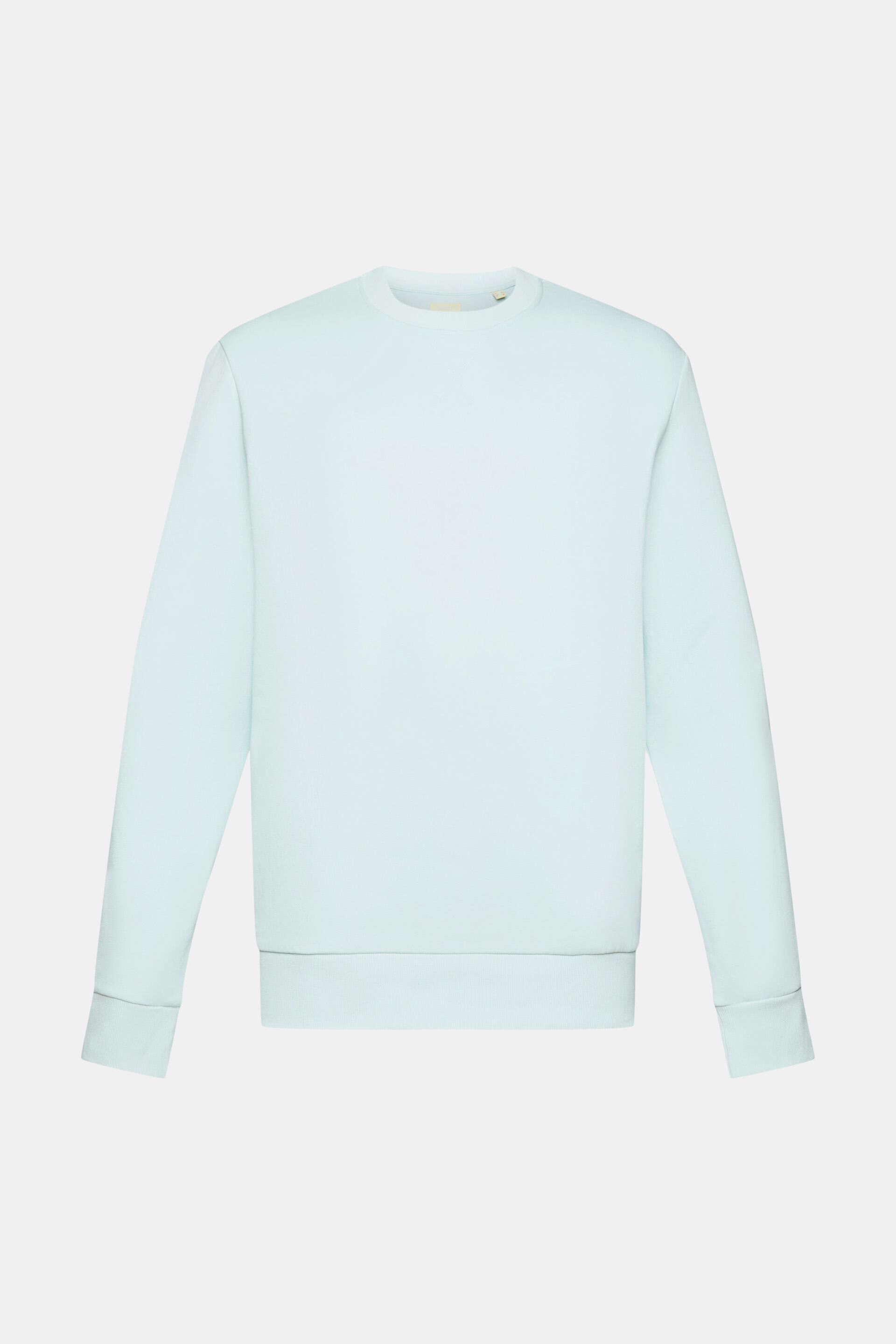 En matière recyclée le sweat-shirt unicolore