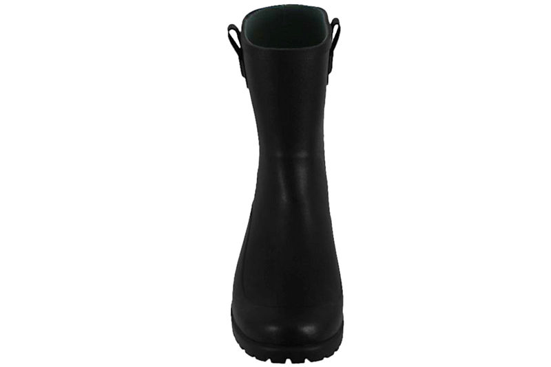GREEN COMFORT RAIN RUBBERBOOT MID CUT BLACK GUMMISTØVLE