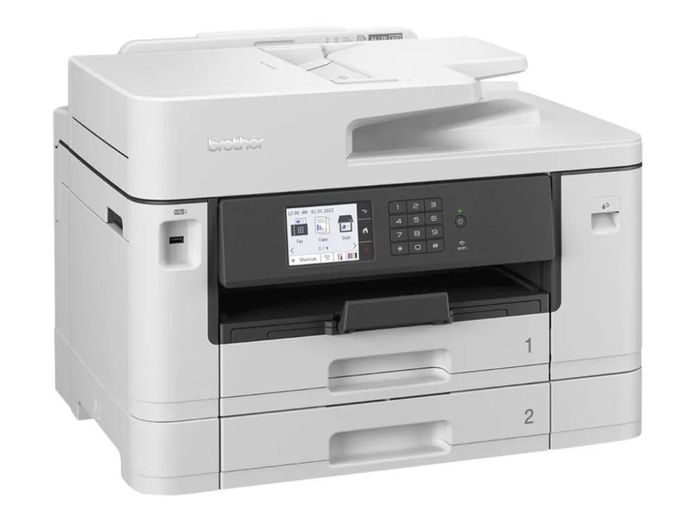 Brother MFC-J5740DW - Multifunktionsprinter - farve - blækprinter - A3 (medie) - op til 25 spm (kopiering) - op til 28 spm (udskriver) - 600 ark - 33.6 Kbps - USB 2.0, LAN, Wi-Fi(n), USB vært