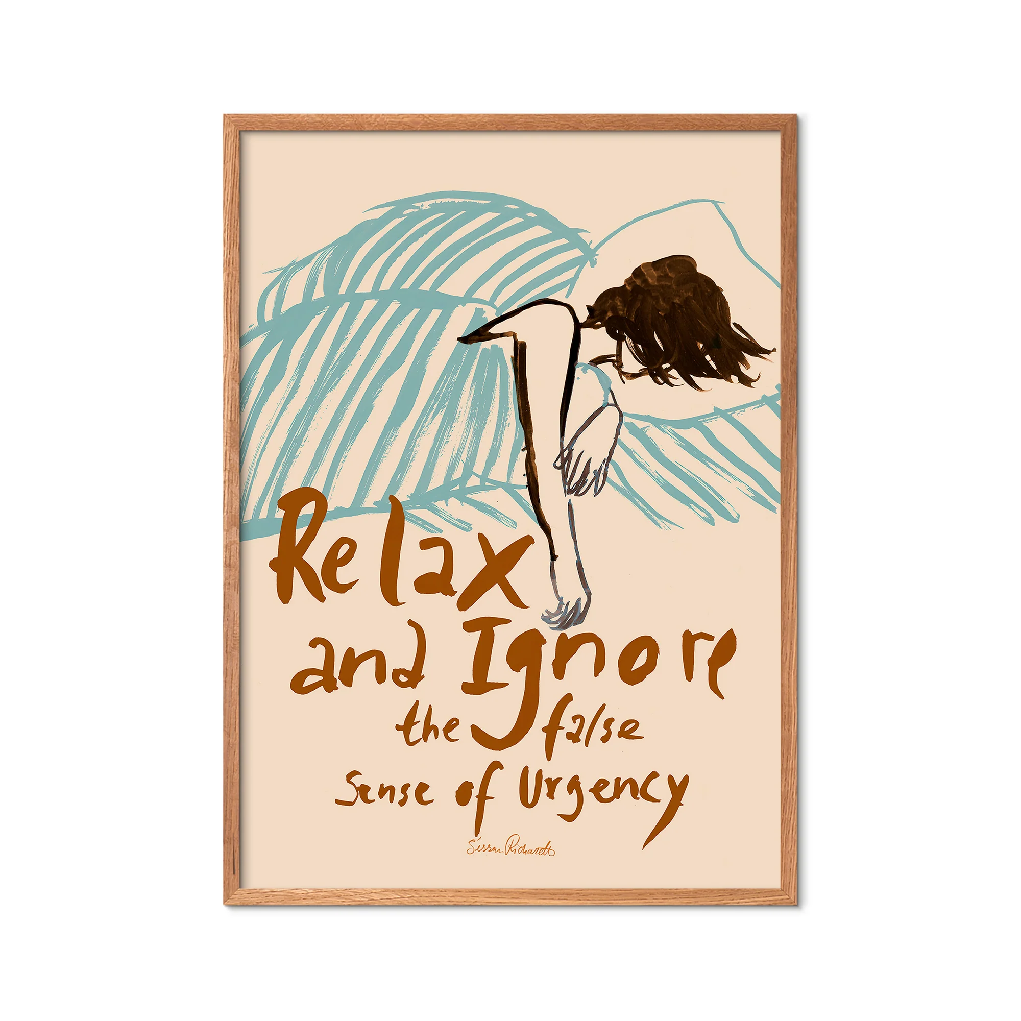 Poster & Frame  Relax And Ignore plakat - 30x40
