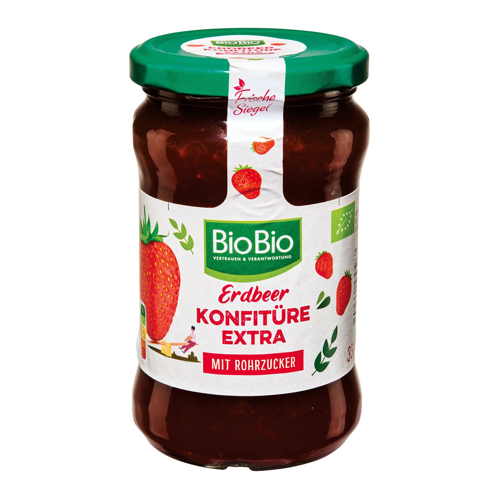 BioBio Konfitüre mit Rohrzucker 330 g, verschiedene Sorten, 12er Pack