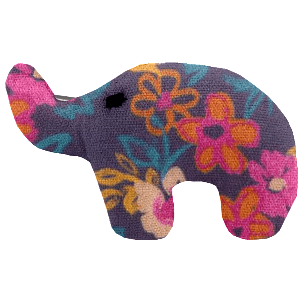 Barrette Eléphanteau Hippie Fleurie