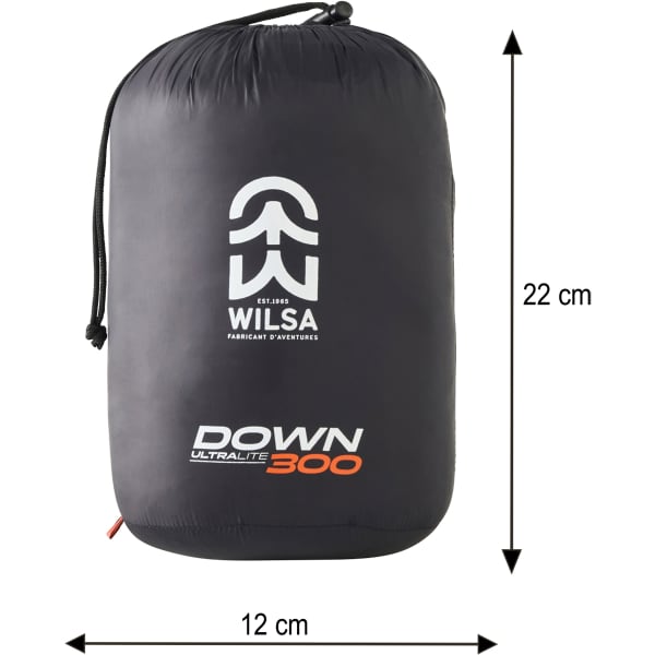 Sac de couchage WILSA ULTRALITE DOWN 300 NOIR