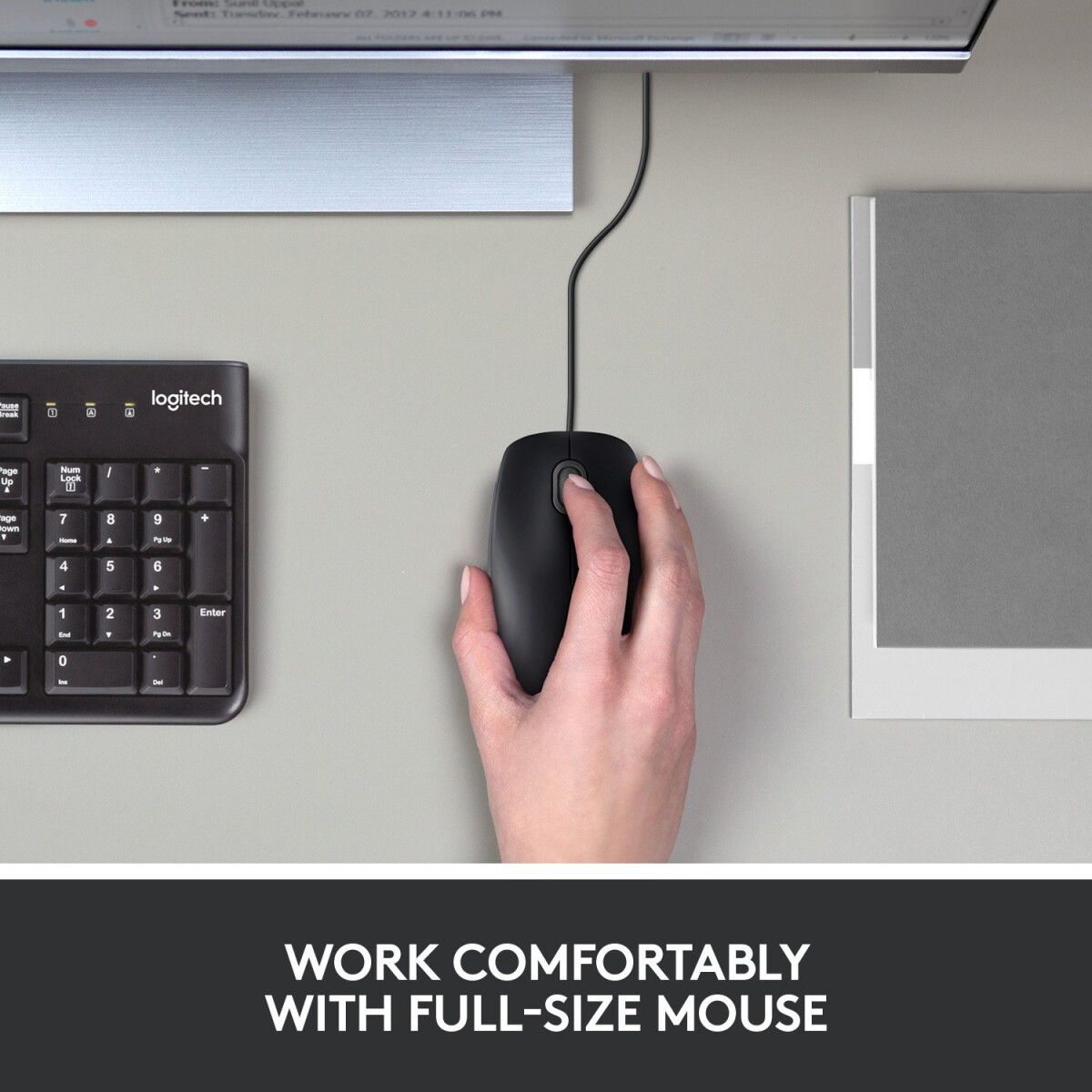 Logitech B100 - USB Mus Til Computer - 800 Dpi
