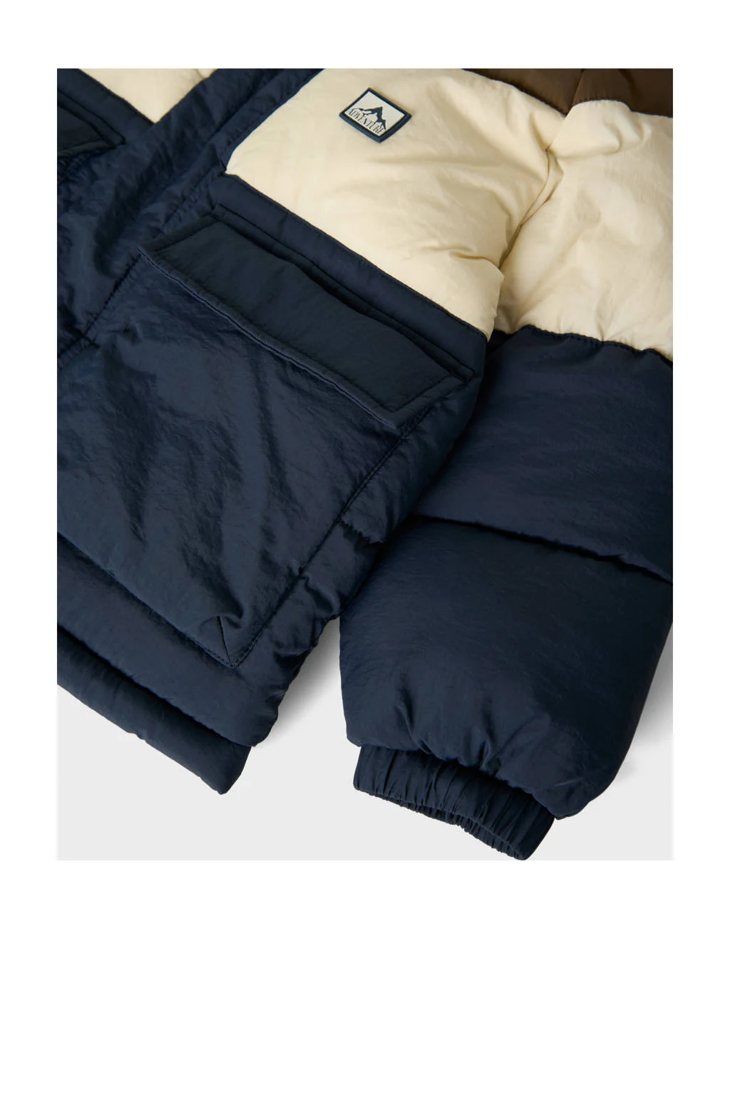 NAME IT MINI gewatteerde jas donkerblauw