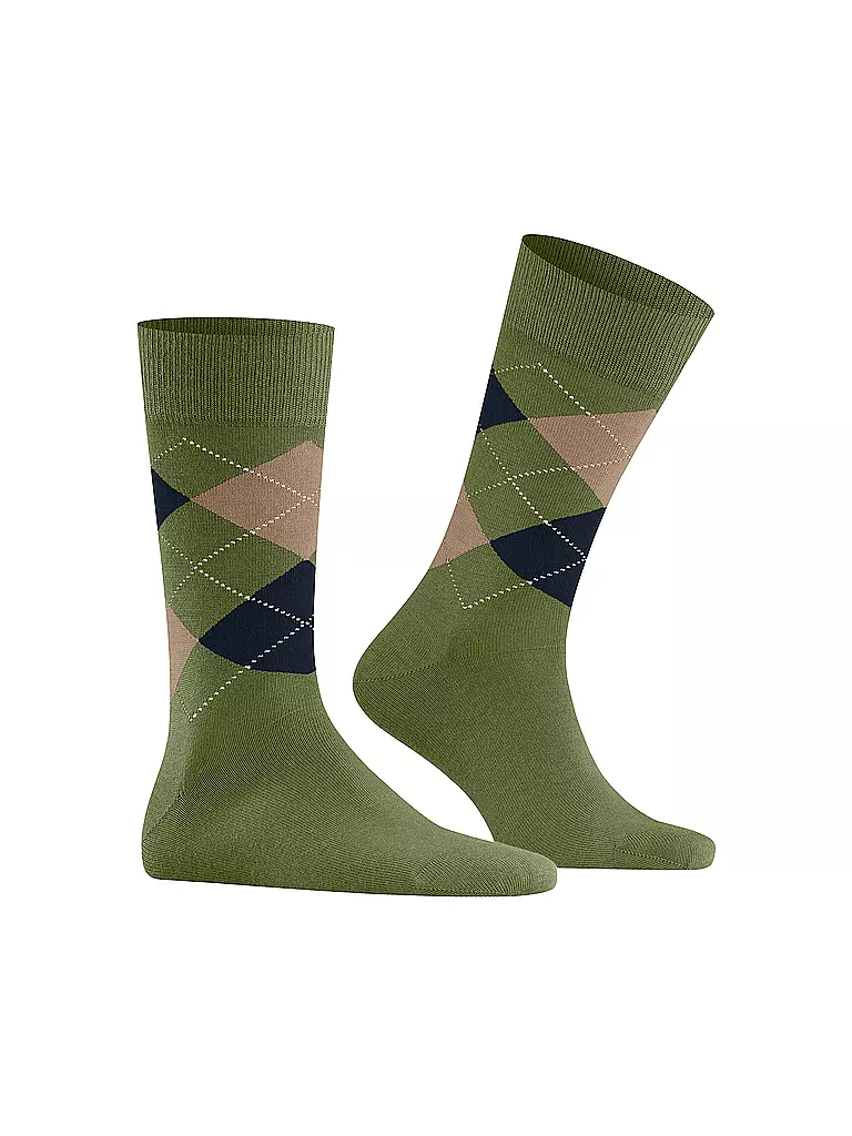 BURLINGTON Herren Socken EDINBURGH cactus olive