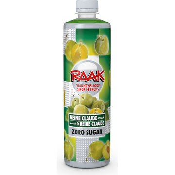 RAAK Vruchtensiroop Reine Claude Zero Sugar 0,75 L