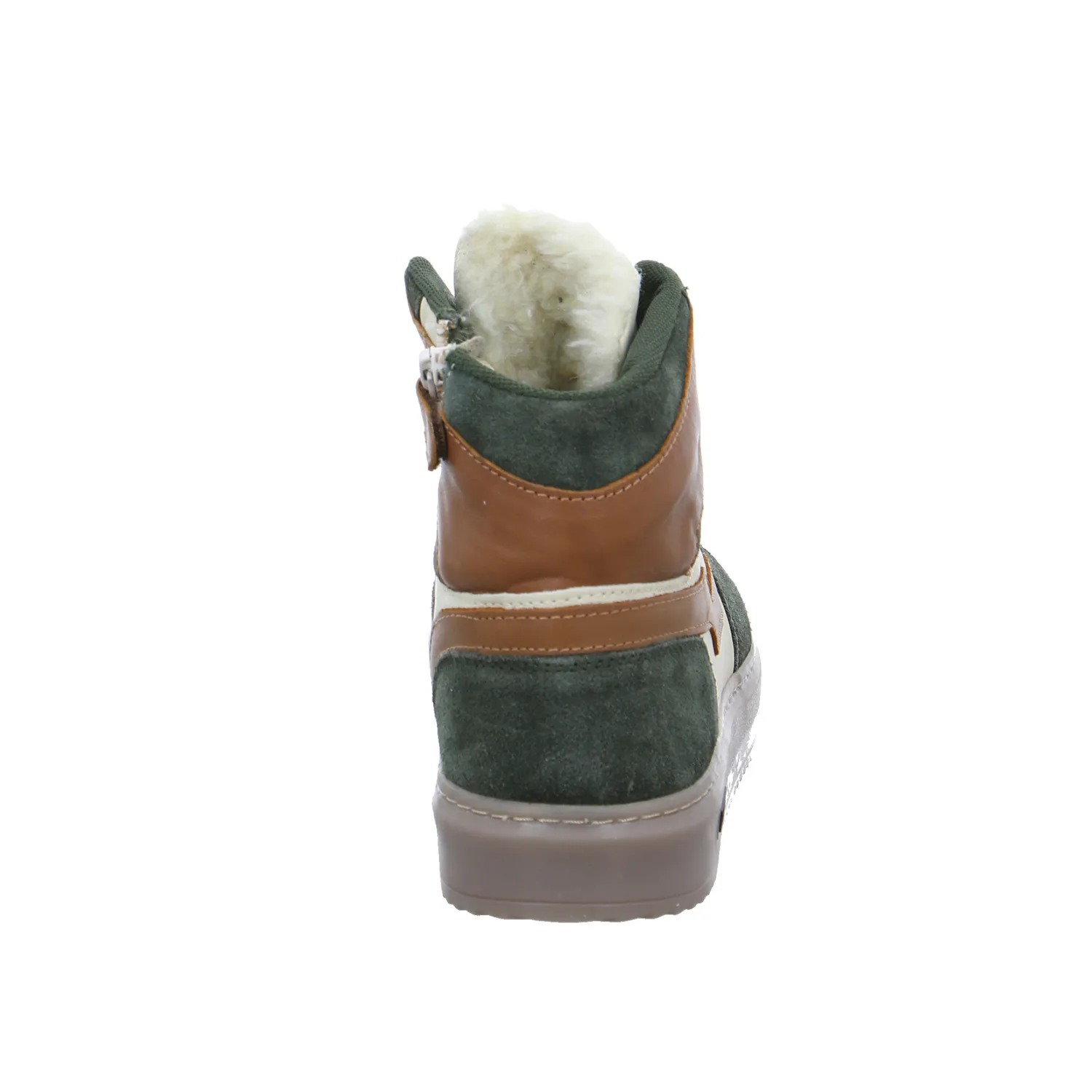 GATTINO Jungen-Winter-Bottine Beige Leder  Sneaker high