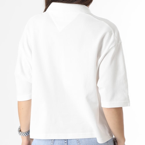 Polo Manches Courtes Femme Modern Relax 8880 Blanc