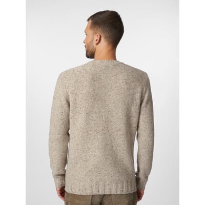 Herrenstrickpullover, Naturmelange