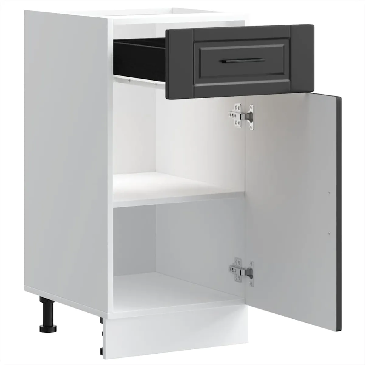 vidaXL Armoire de Cuisine Porto Noir