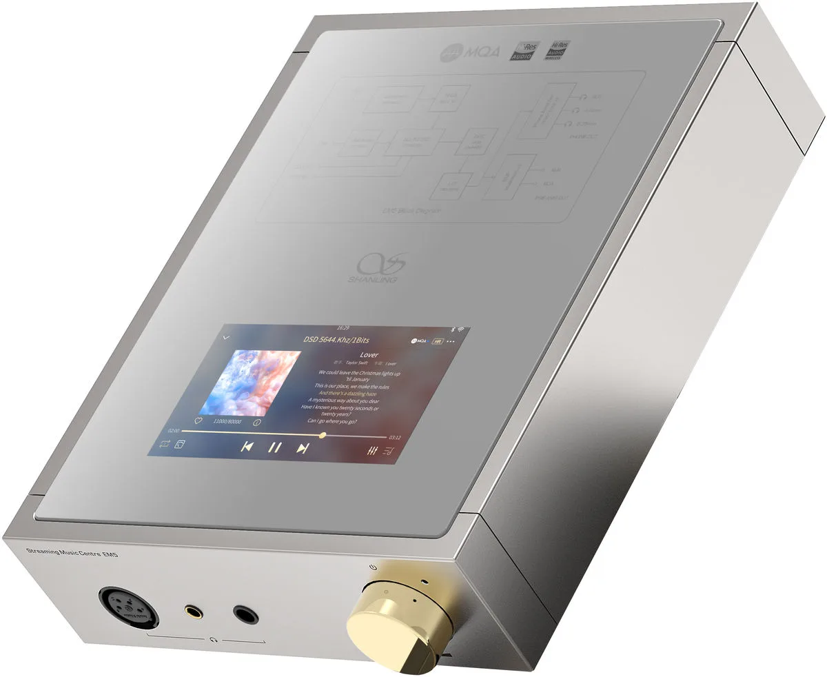 Shanling EM5 Streaming Music Center Silver Lecteurs réseau audio
