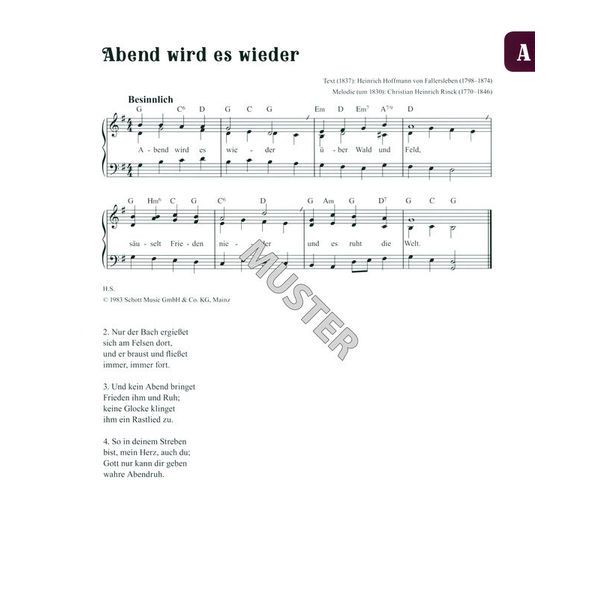 Schott Das Buch Der Volkslieder
