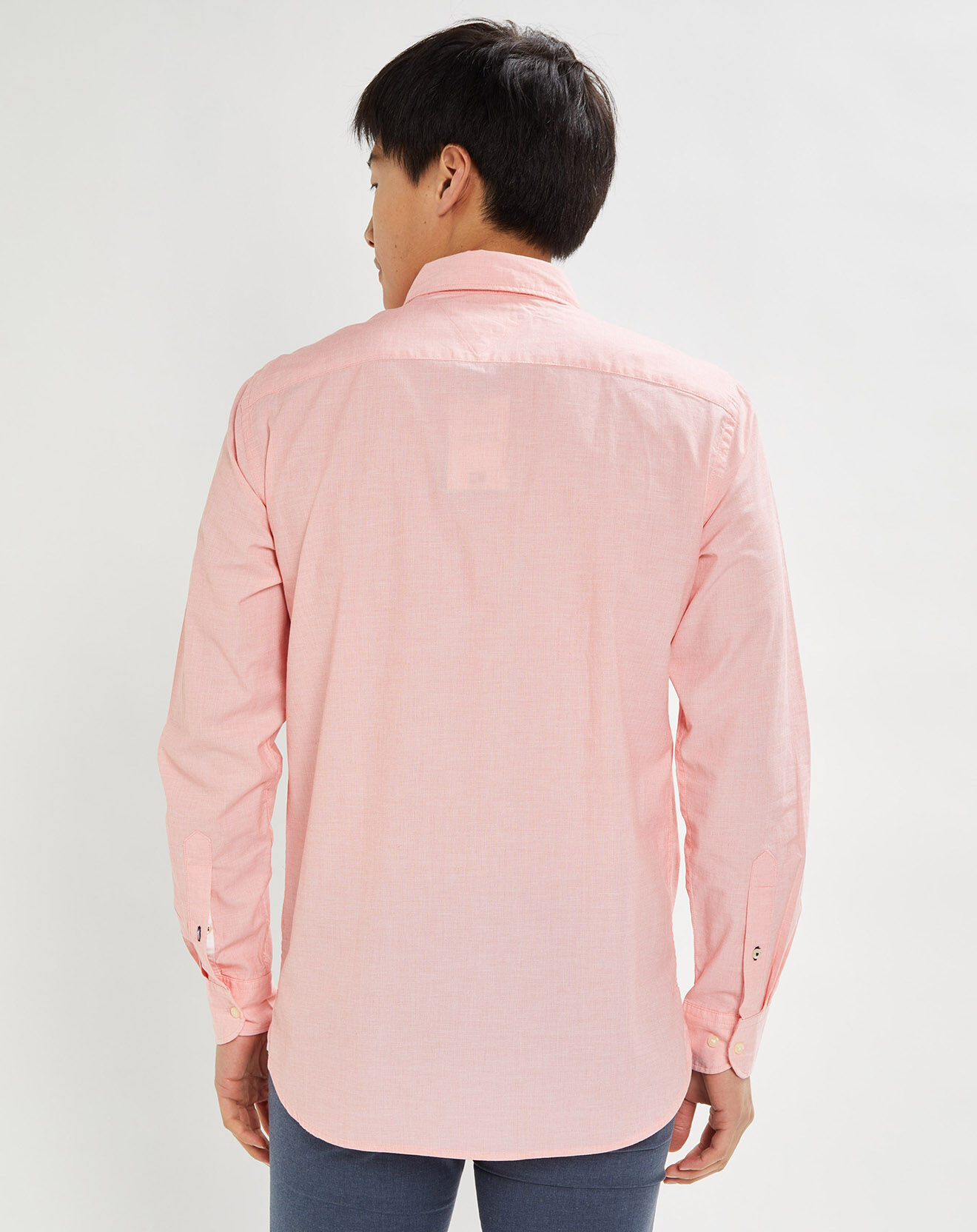 Tommy Hilfiger Chemise droite en Popeline Natural Soft rose