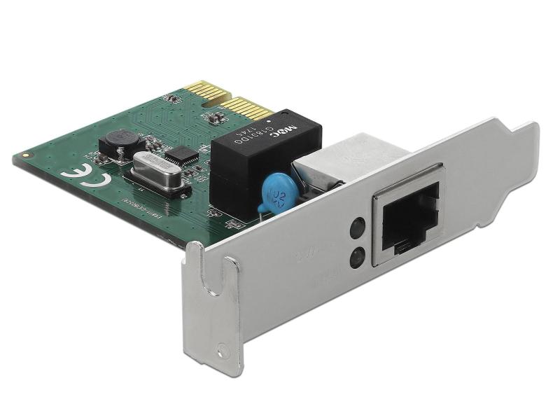 Delock Netzwerkkarte PCI-Express x1, 1x GE LAN 1 Port