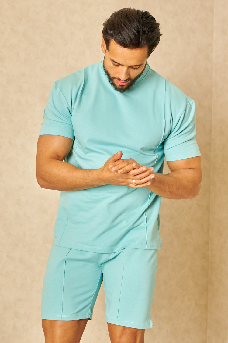 Ensemble turquoise t-shirt + short
