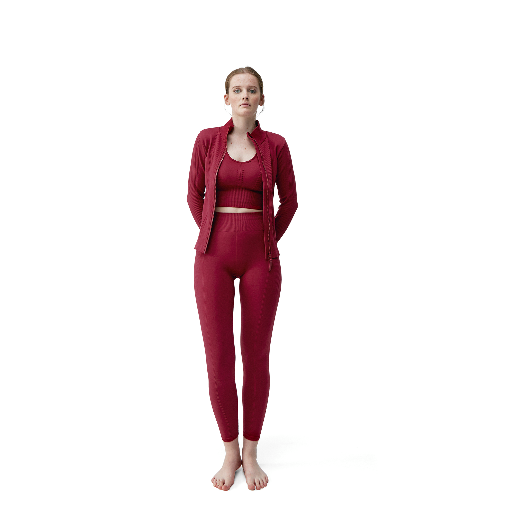 INDIA - Veste d'extérieur sans coutures india | Rouge