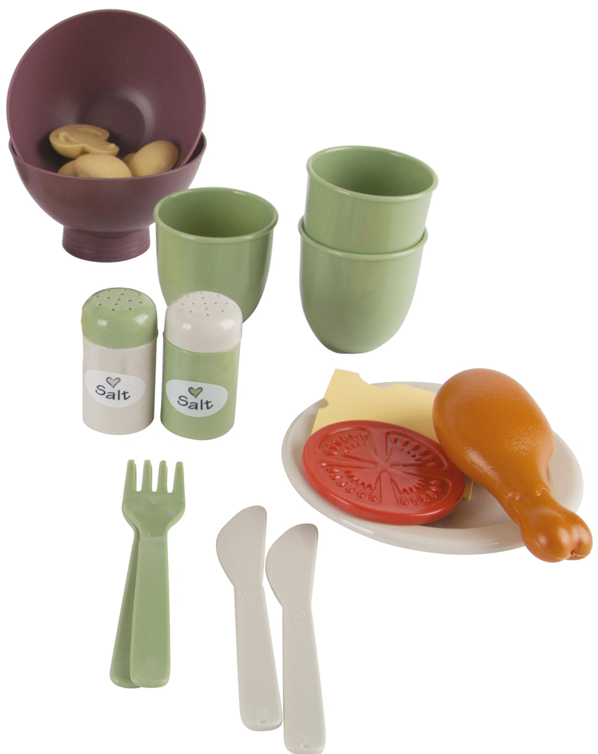 Salat-Set GREEN GARDEN 56-teilig