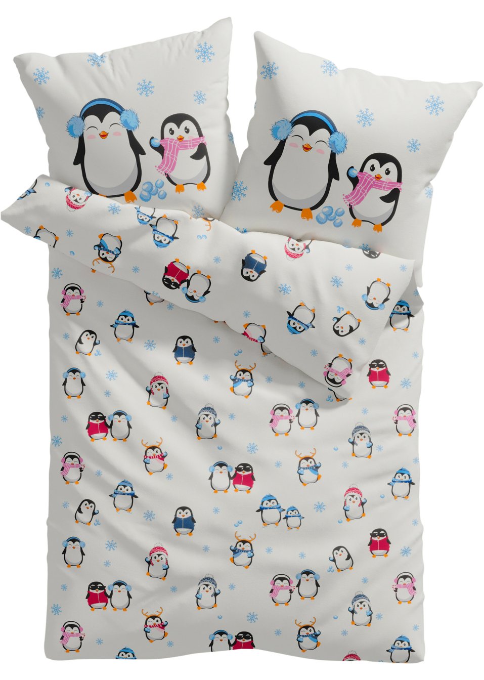 Parure de lit avec pingouins