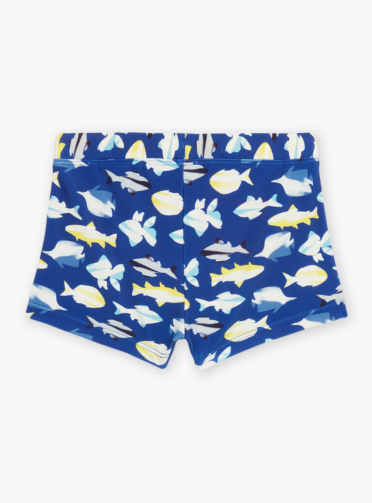 Boxer de bain encre à imprimé requins