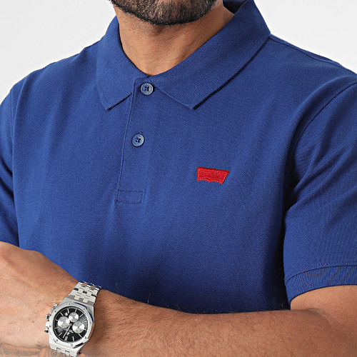 Polo Manches Courtes Slim A4842 Bleu Roi