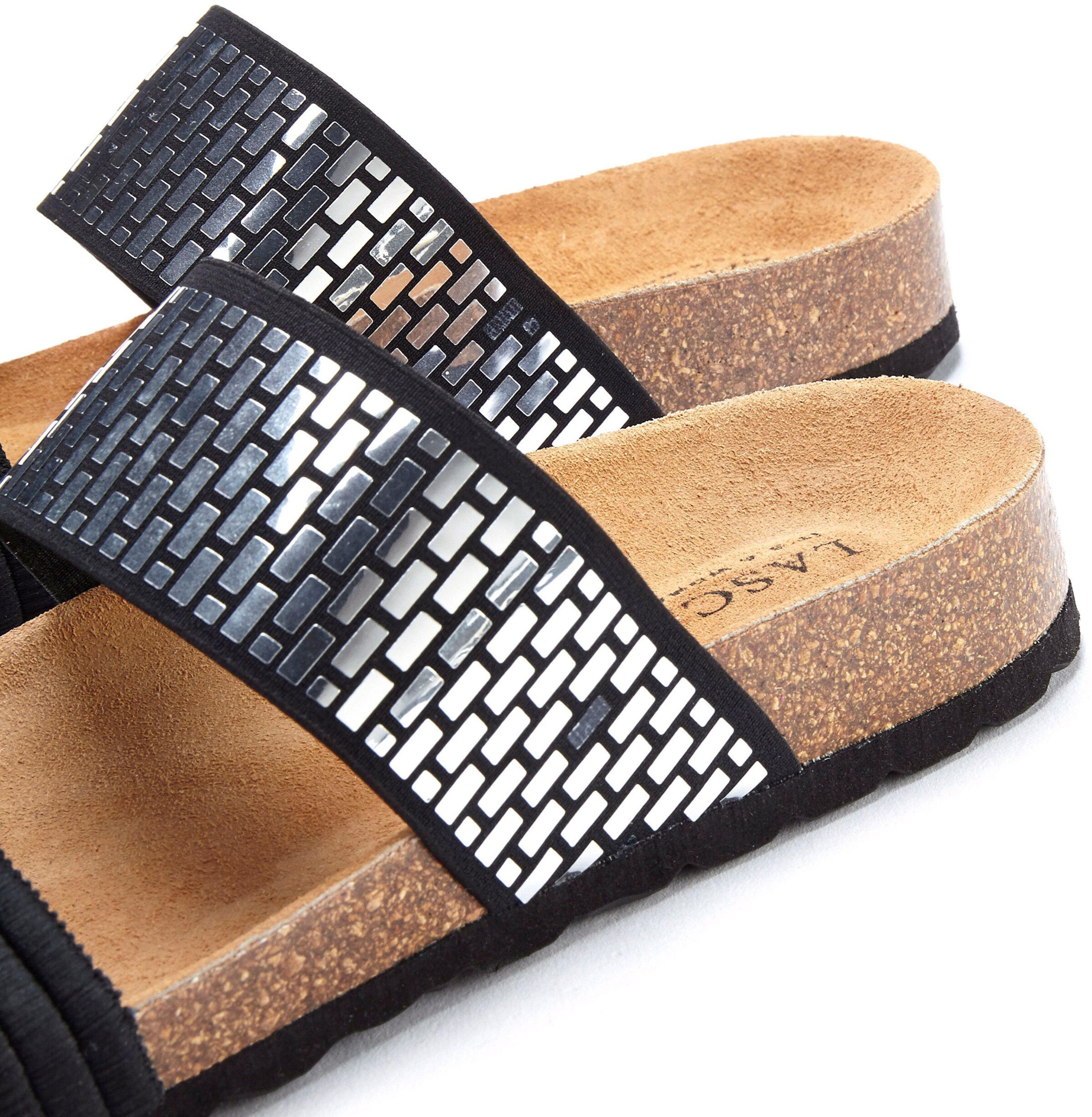 LASCANA Pantolette in schwarz