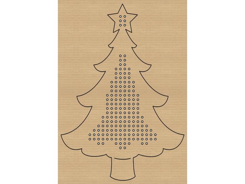 URSUS Bastelset Kreuzstich-Motive Weihnachten 12 Stück Strickset für weihnachtliche Kreuzstich Motive