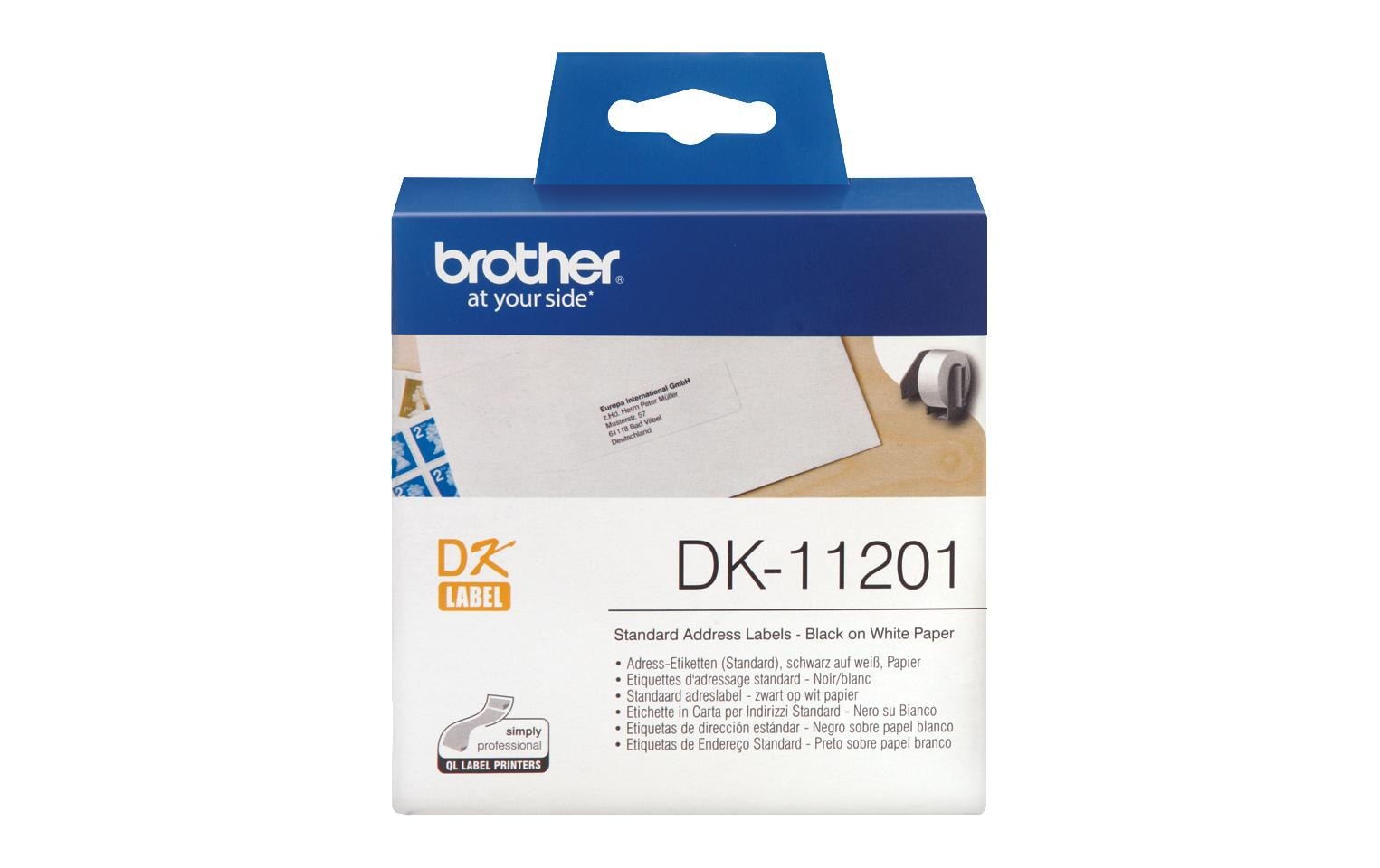 Etikettenrolle DK-11201 Thermo Direct 29 x 90 mmEtikettenrolle für Thermodirekt-Drucker