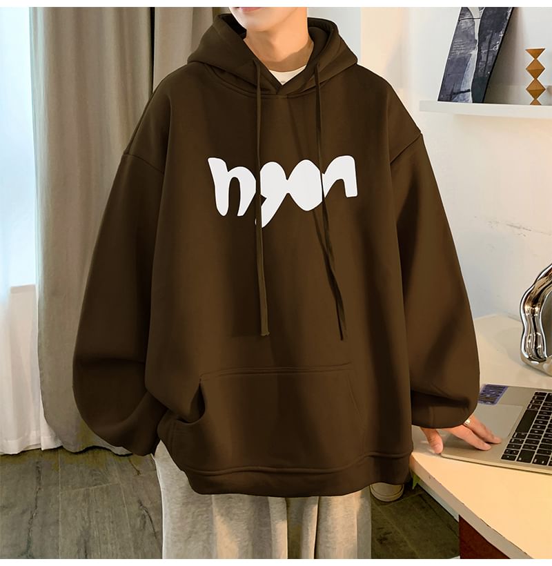 Posive - Oversized hoodie met print