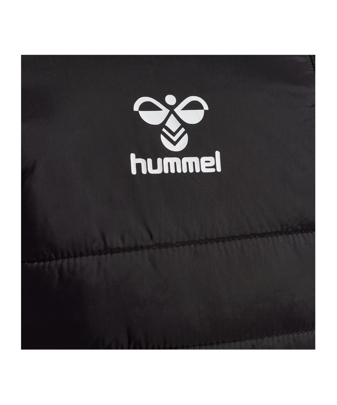 Hummel hmlGO Quilted Kapuzenjacke Schwarz F2001