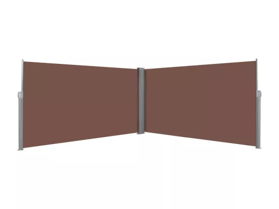 Auvent paravent store brise-vue marron 600 x 0 x 160 cm 02_0007098