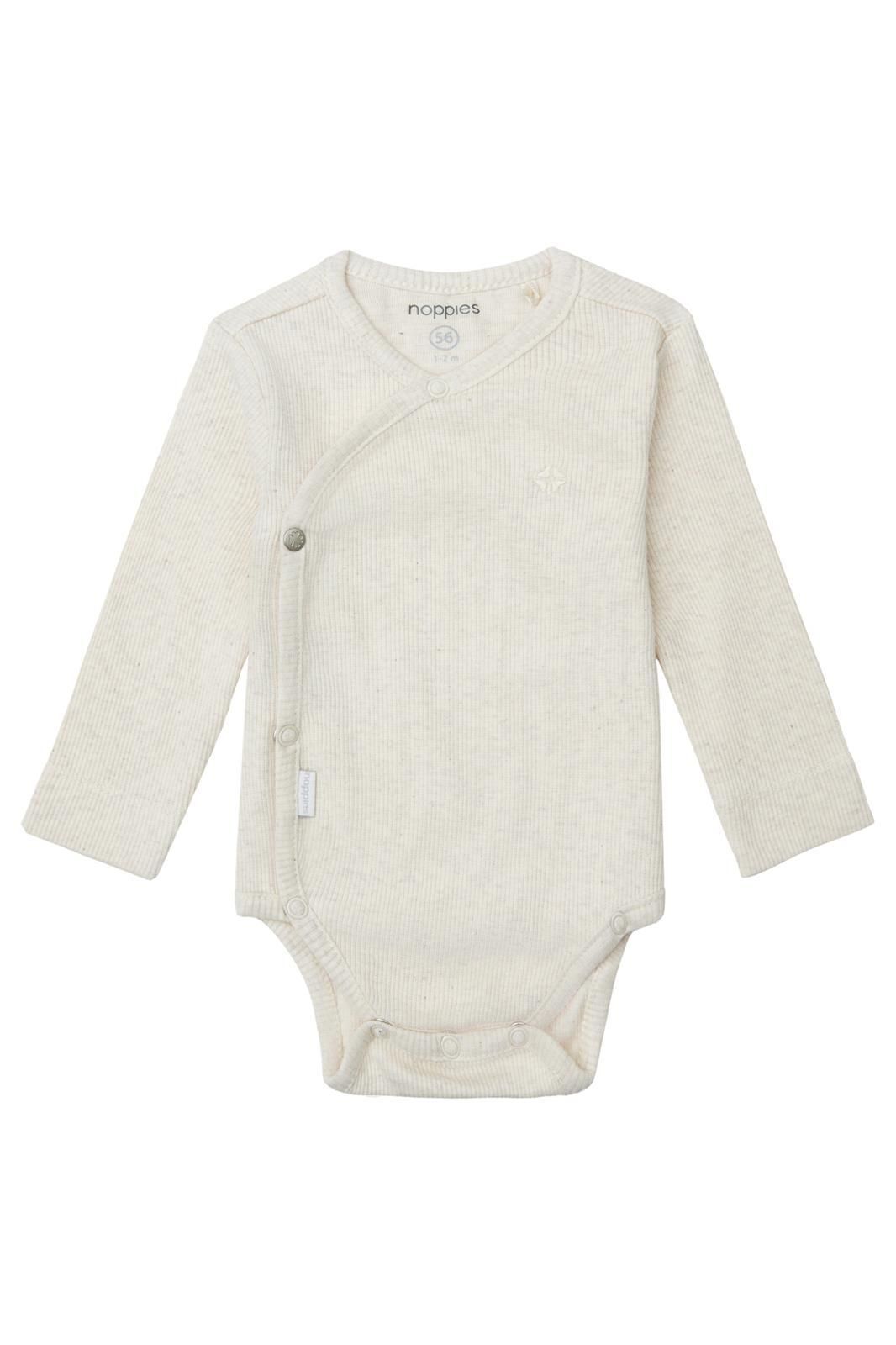 Noppies Newborn Romper Nino - Oatmeal