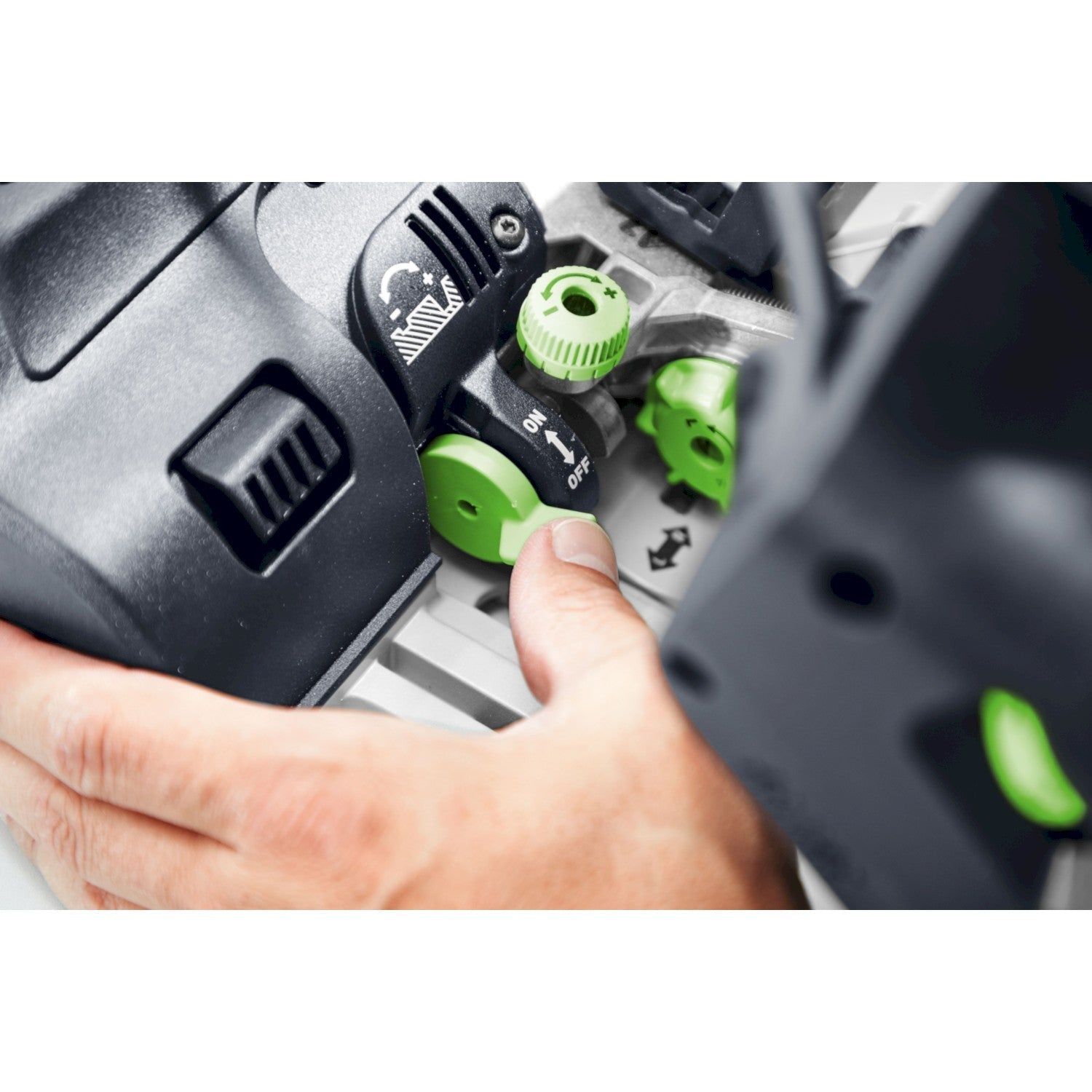 Festool TSV 60 KEBQ-Plus-FS Invalzaag met voorritsfunctie in Systainer   FS 1900/2 Geleiderail - 577743