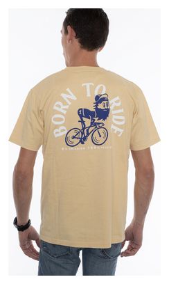 T-Shirt LeBram Born To Ride Beige
